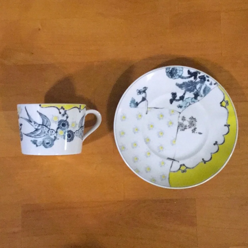 Anthropologie tea cup and saucer by Spal - Picture 4 of 7
